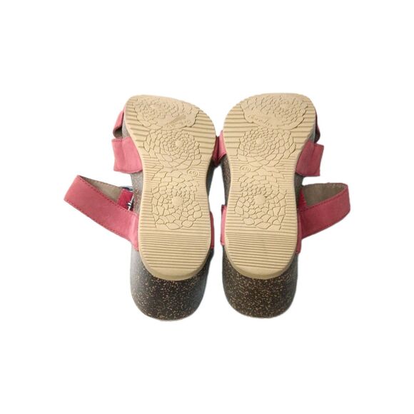 Dansko Women's Susie Red Milled Nubuck Sandal Size 40 EU | 9.5-10 US - Picture 6 of 8